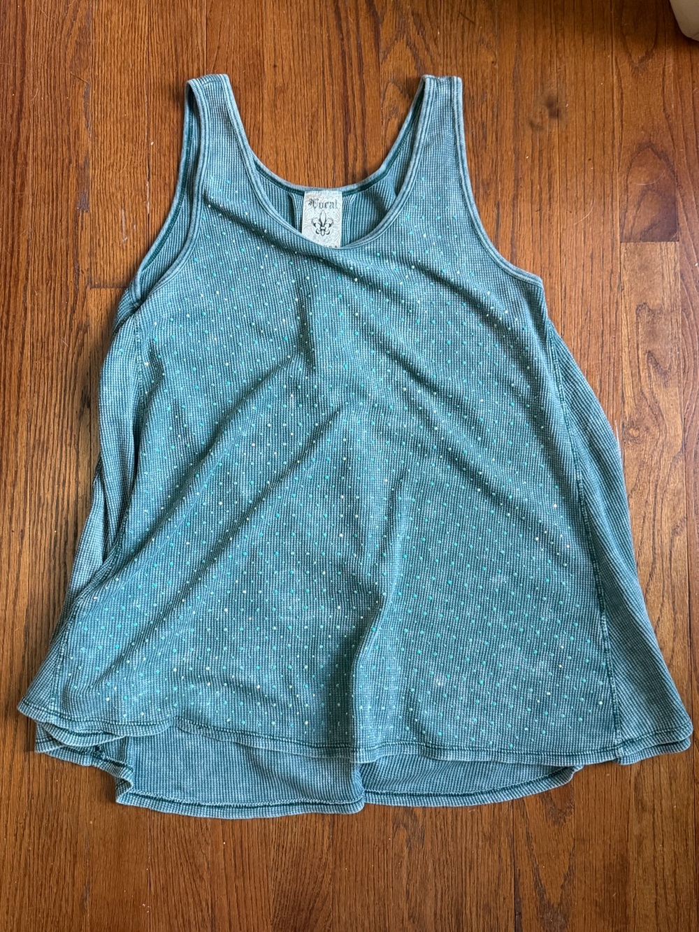 Y2K Vocal Rhinestone Top